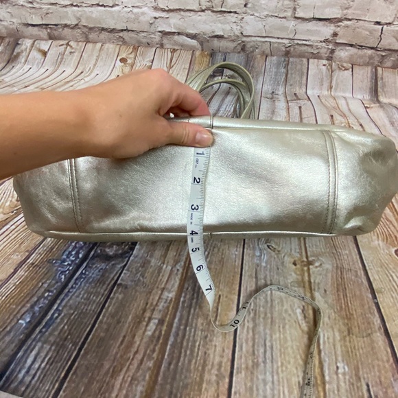 FINAL SALE‼️ Coach ergo gold Metallic leather bag - Picture 10 of 12